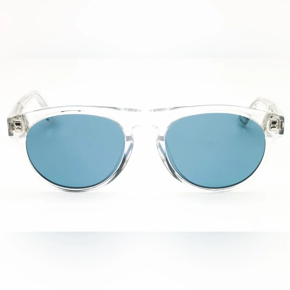 Web Transparent Acetate Unisex Sunglasses (NWT)